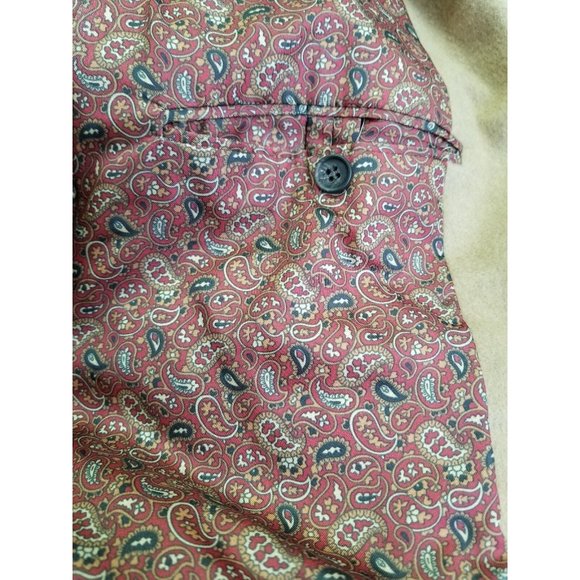 Stafford Executive Tan Brown Camel Hair Sports Coat Jacket Blazer 44L - Picture 9 of 10